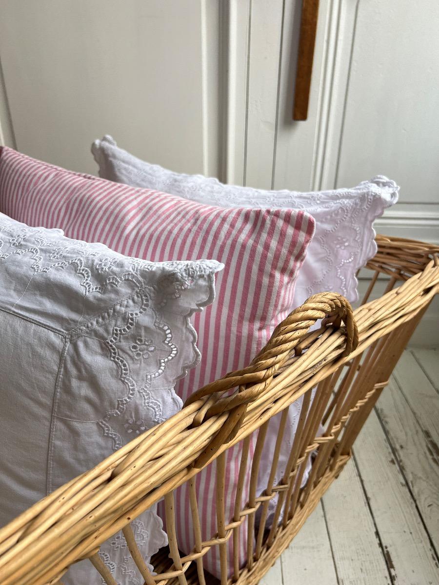 Grande corbeille osier 1940