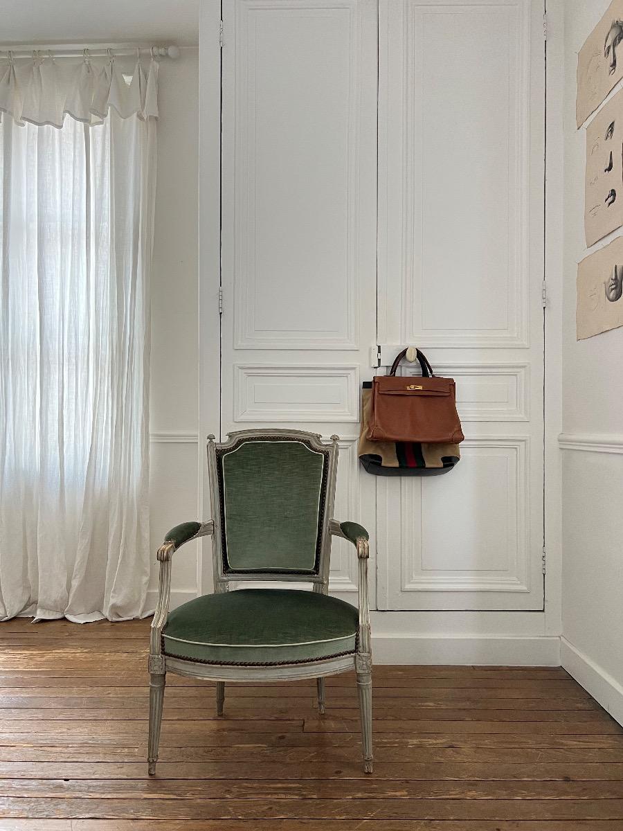 Fauteuil cabriolet st. LXVI, époque XIXème