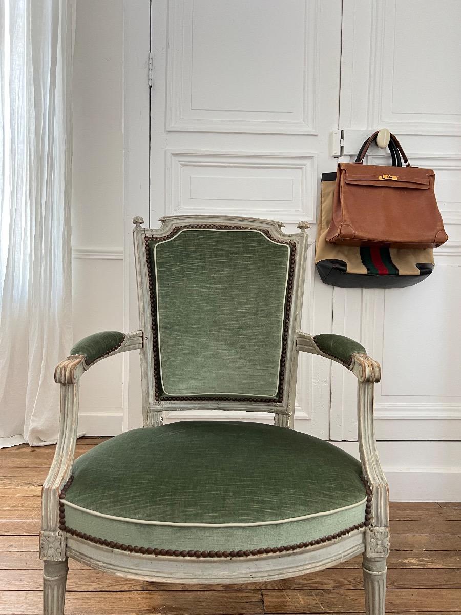 Fauteuil cabriolet st. LXVI, époque XIXème