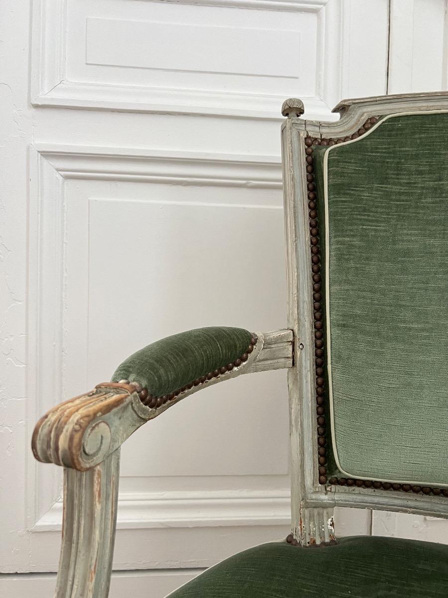 Fauteuil cabriolet st. LXVI, époque XIXème