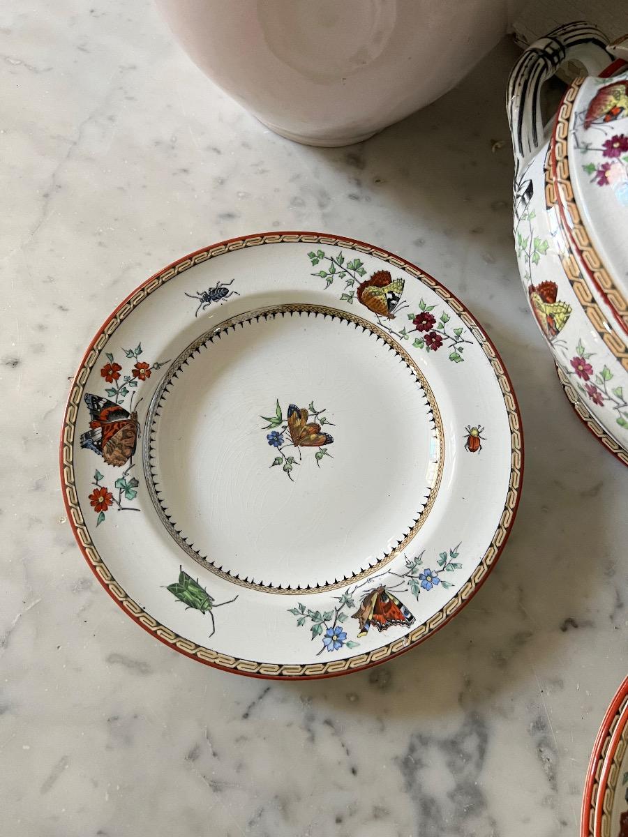 Service Butterfly Minton 1860 