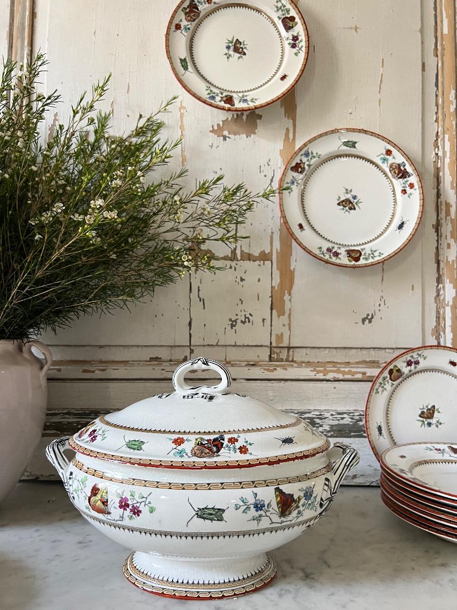 Service Butterfly Minton 1860 