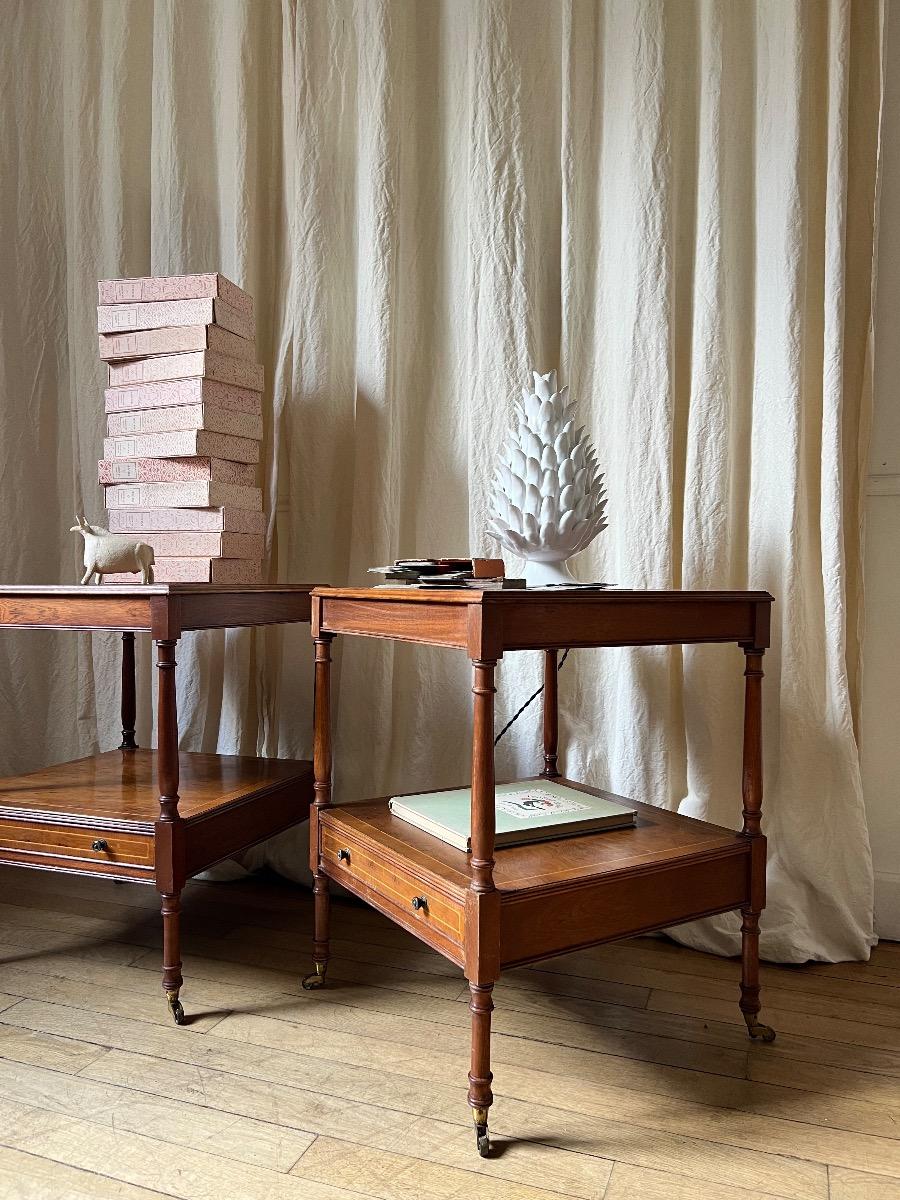 Paire de bouts de canapé Édouardiens 1910