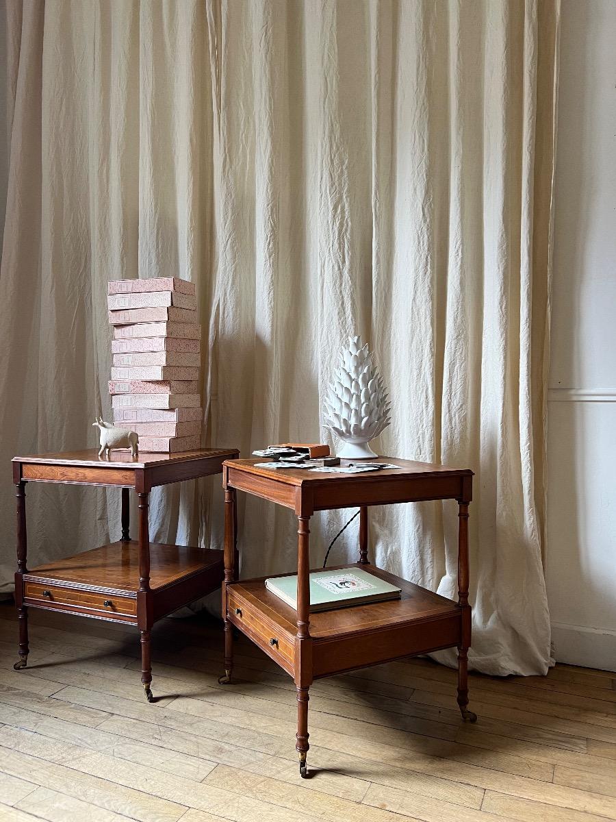 Paire de bouts de canapé Édouardiens 1910