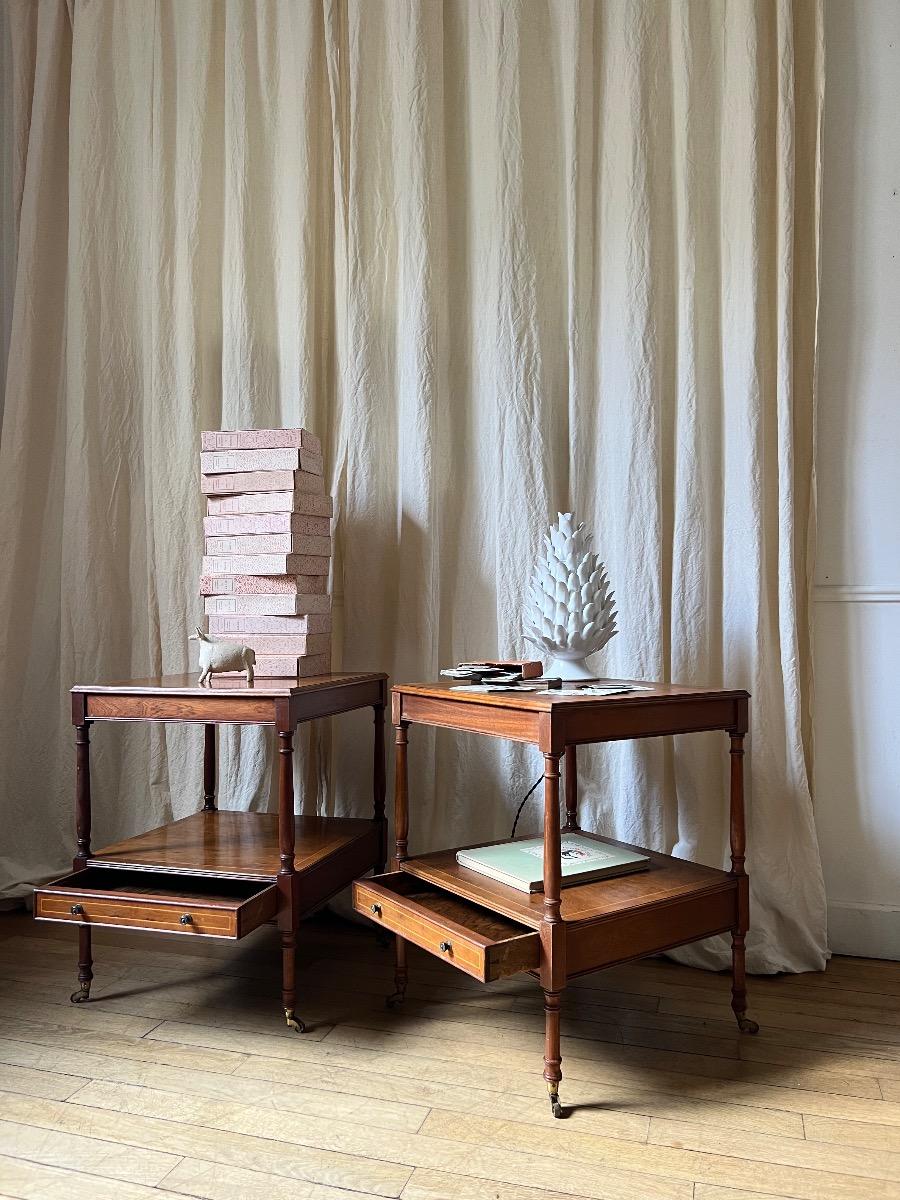 Paire de bouts de canapé Édouardiens 1910