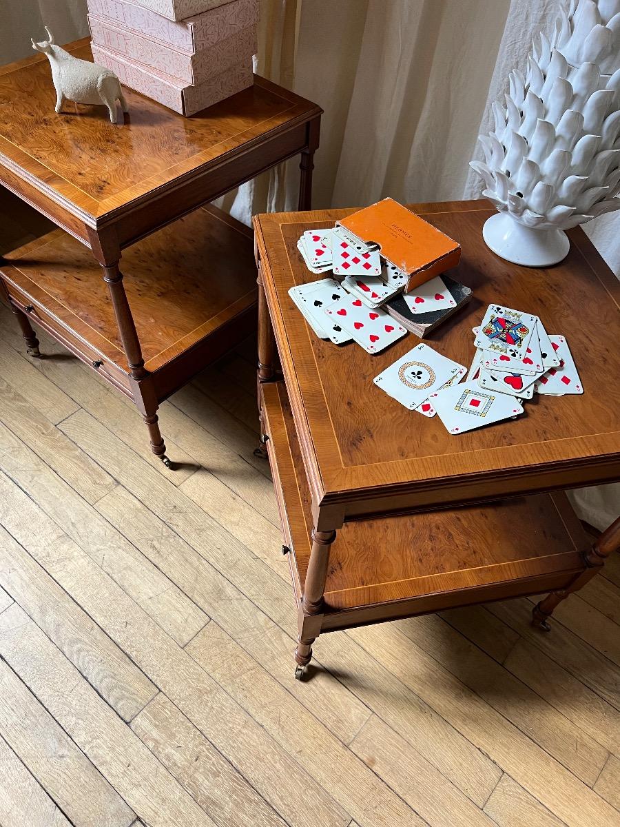 Paire de bouts de canapé Édouardiens 1910