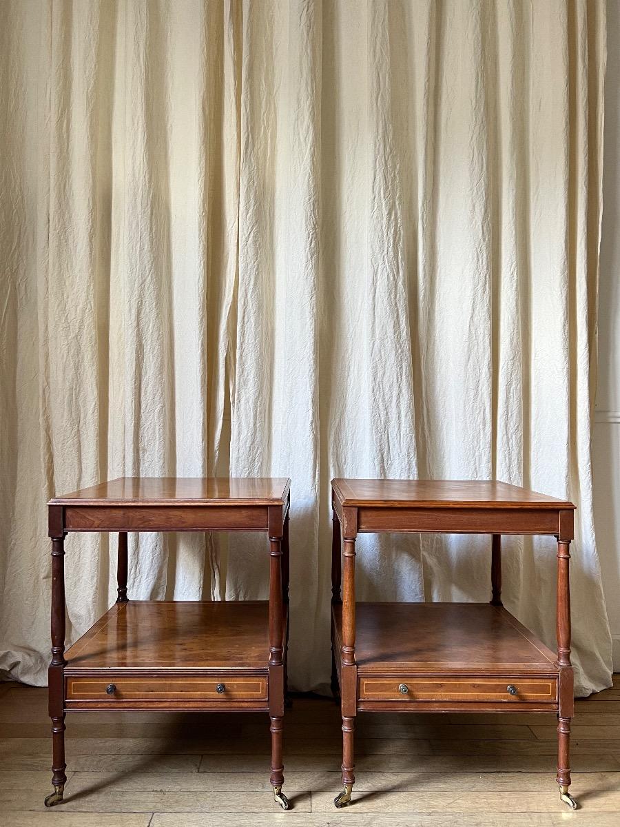 Paire de bouts de canapé Édouardiens 1910