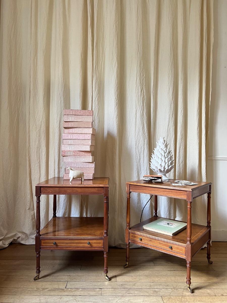 Paire de bouts de canapé Édouardiens 1910