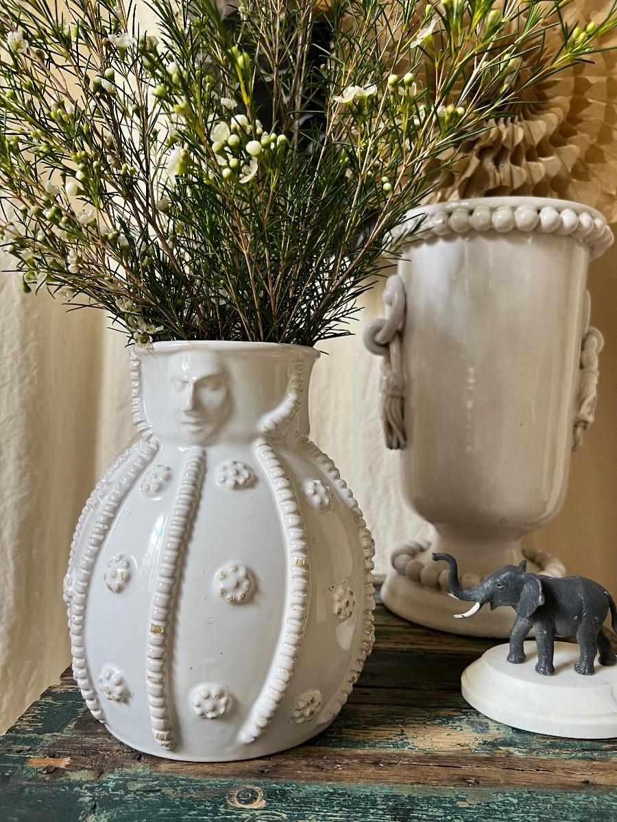 Pichet Émile Tessier/Faïence de Malicorne 1950