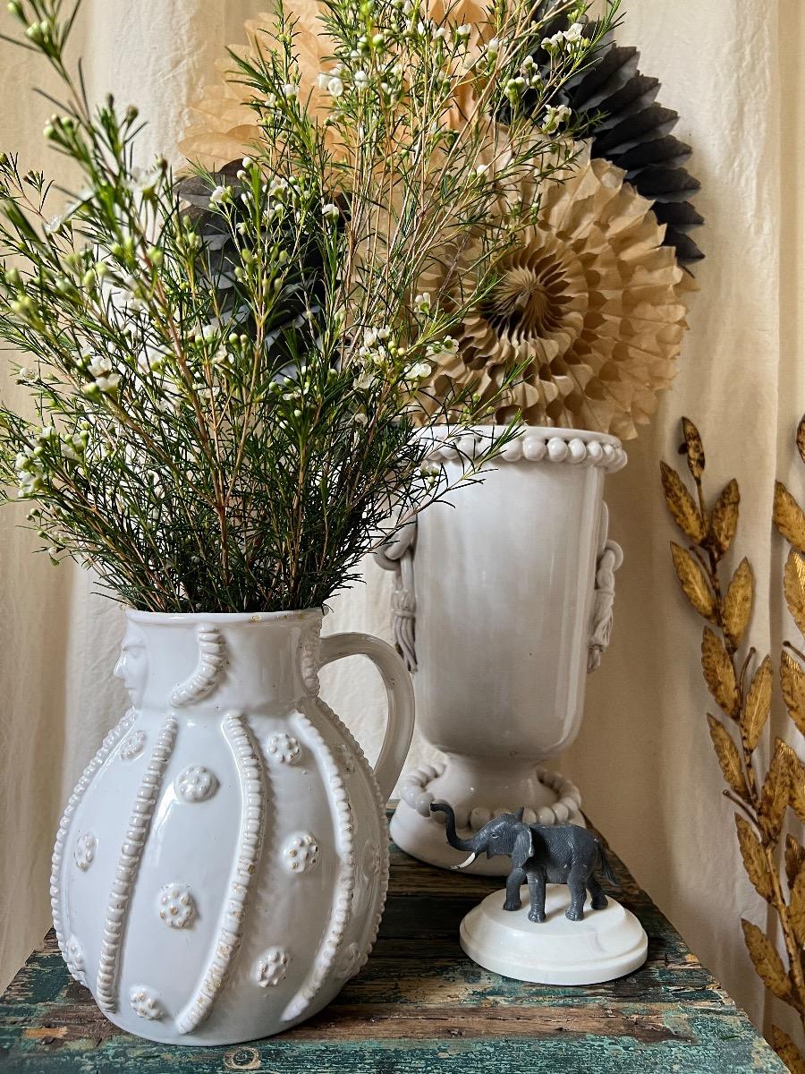 Pichet Émile Tessier/Faïence de Malicorne 1950