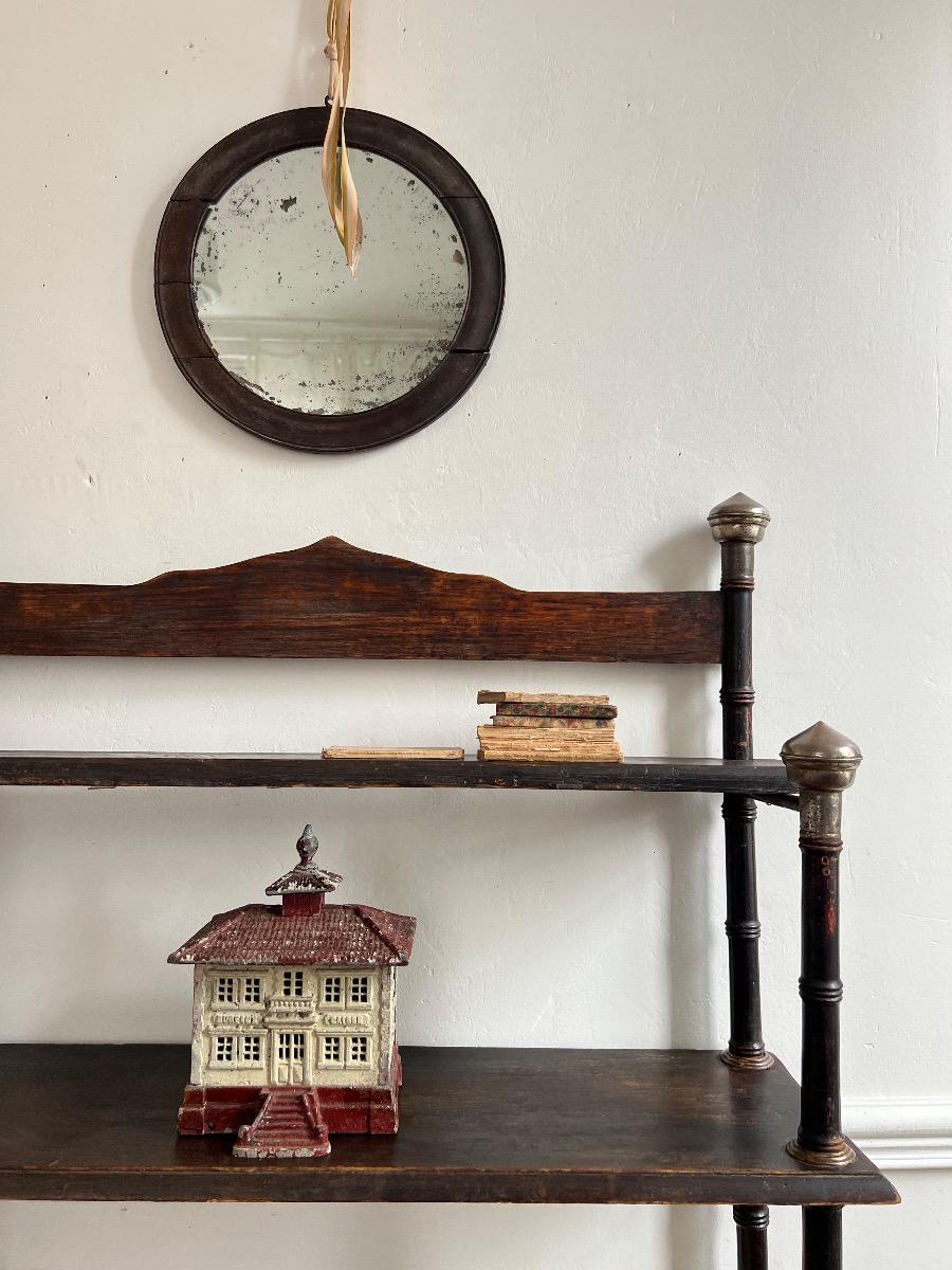 Bibliothèque XIXème bois façon bambou