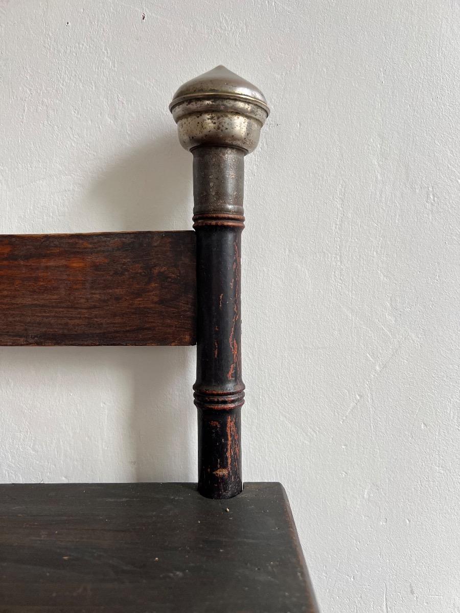 Bibliothèque XIXème bois façon bambou