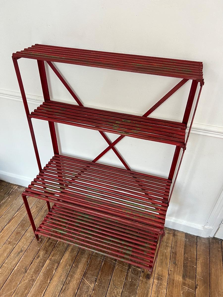 Étagère métal patine d’origine 1940