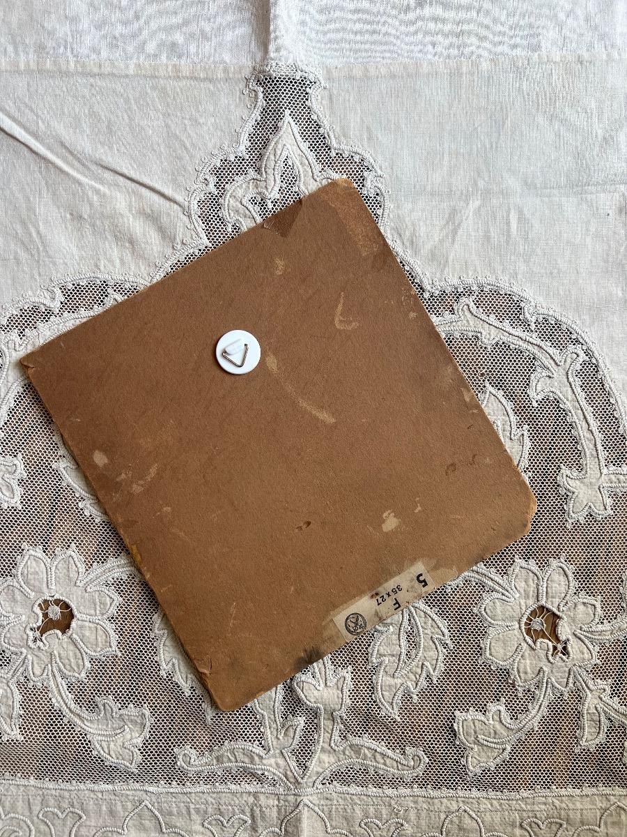 Scène d’intérieur, huile sur panneau 1930