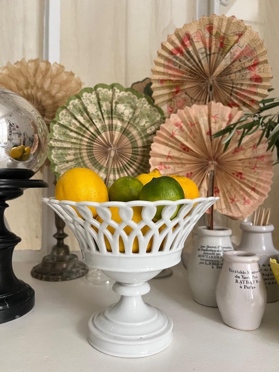 Coupe XIXème porcelaine Vieux Paris