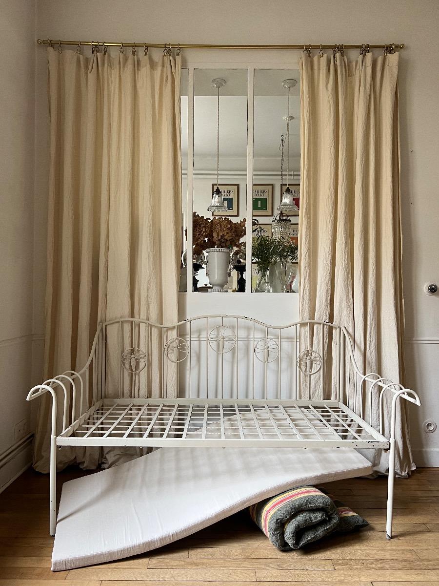 Canapé métal laqué 1970