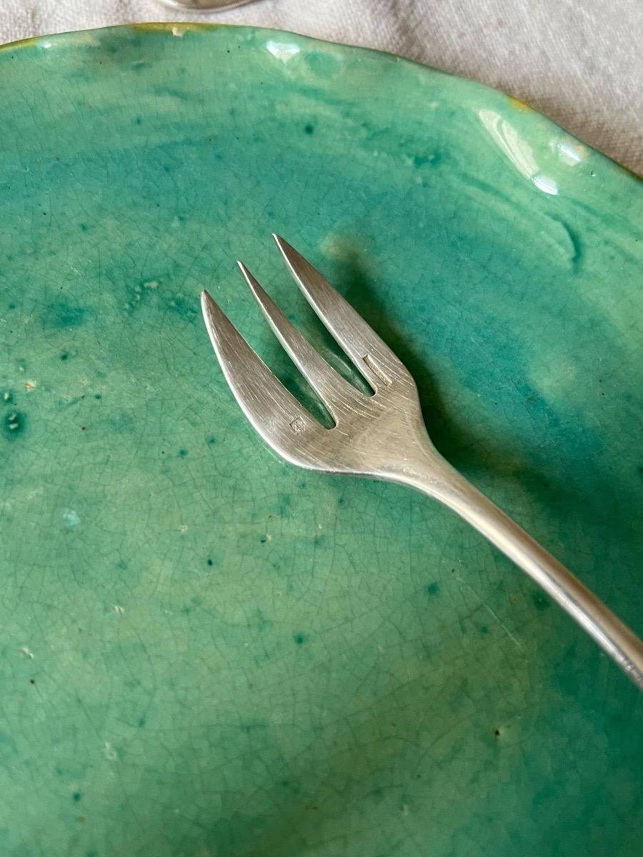 Service 12 fourchettes huîtres Christofle