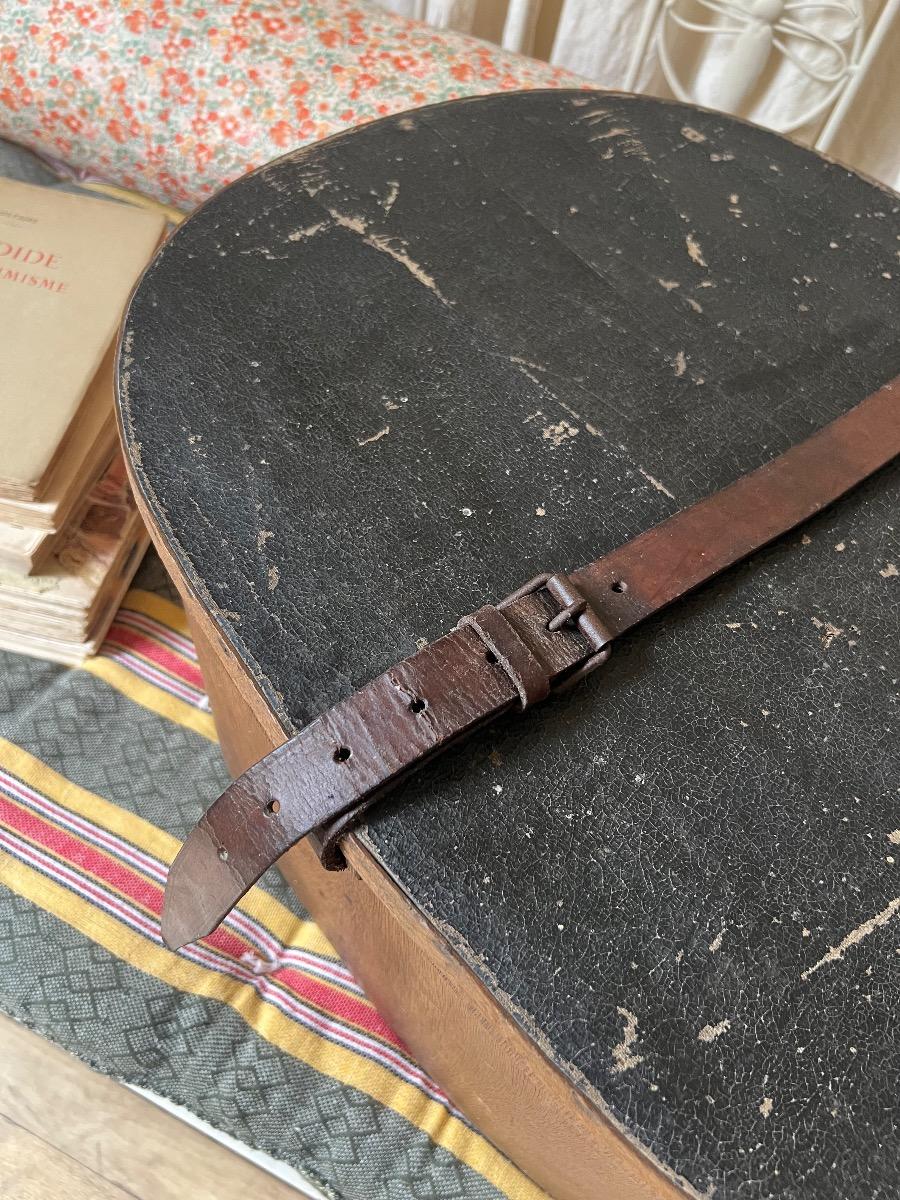 Boîte à chapeaux XIXême bois cintré