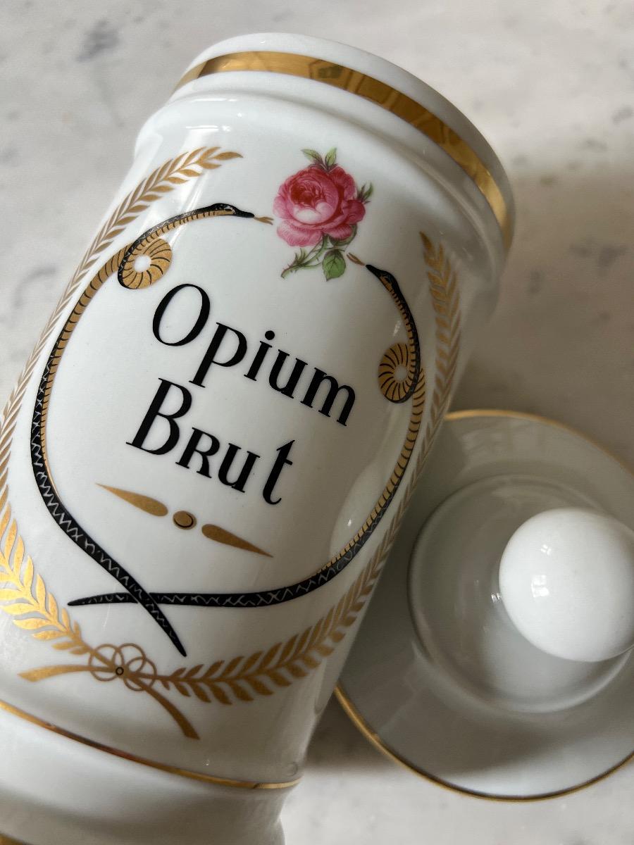 Pot d’apothicaire porcelaine 1940