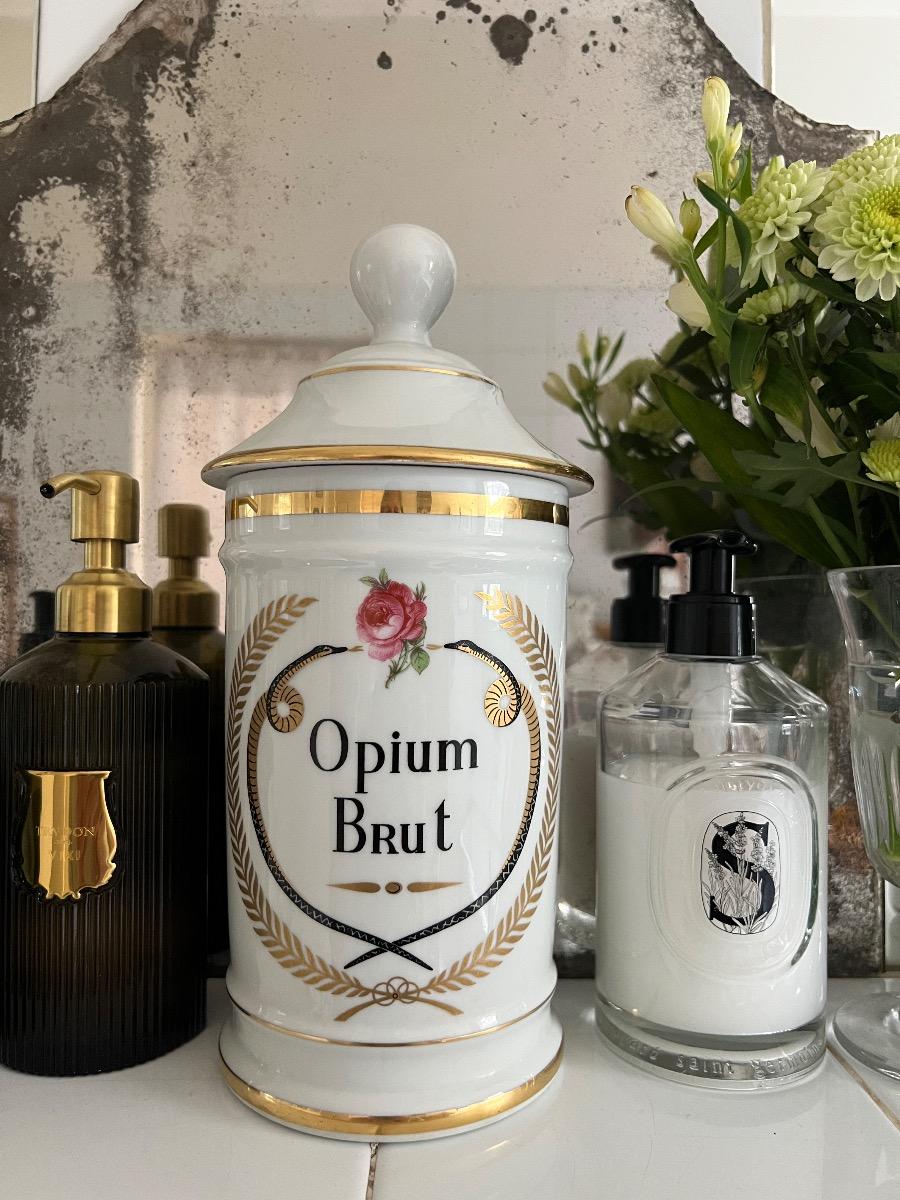 Pot d’apothicaire porcelaine 1940