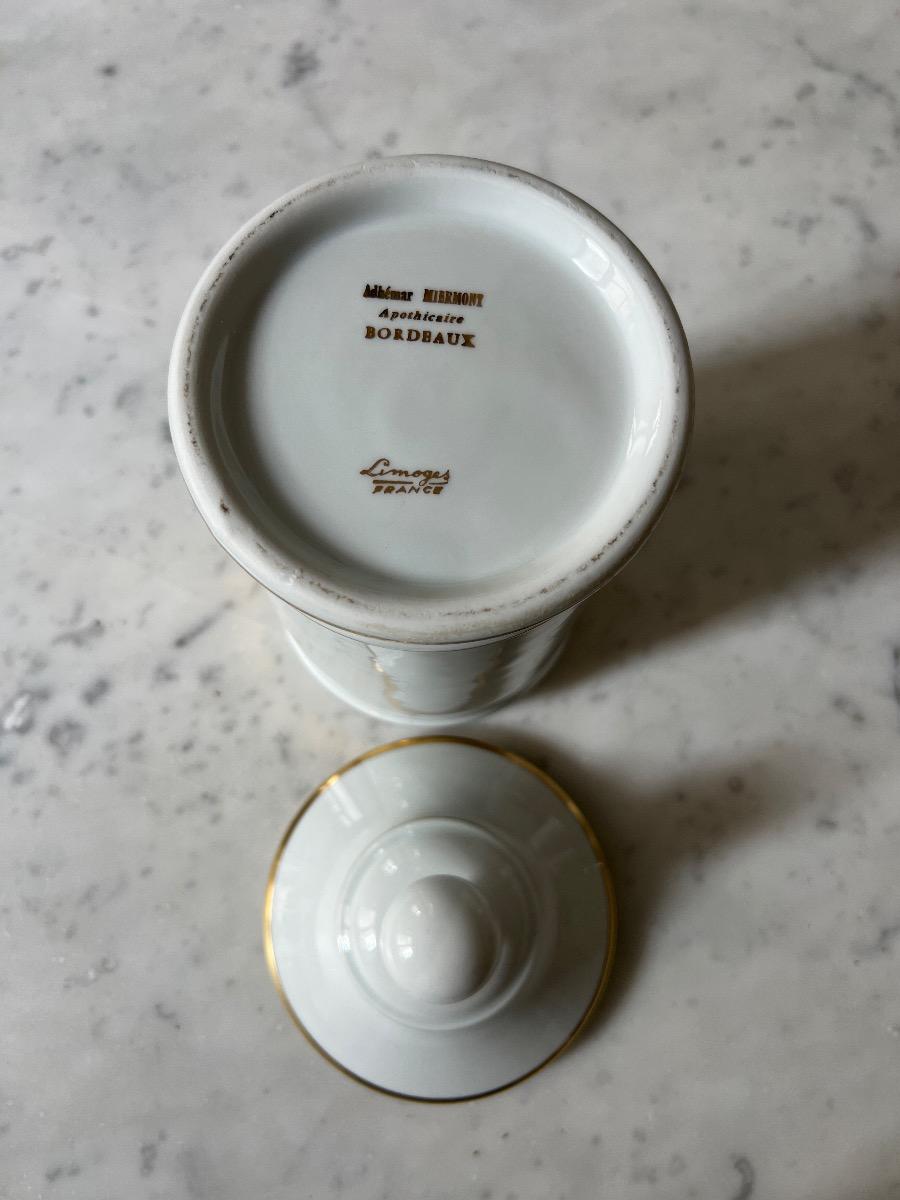 Pot d’apothicaire porcelaine 1940