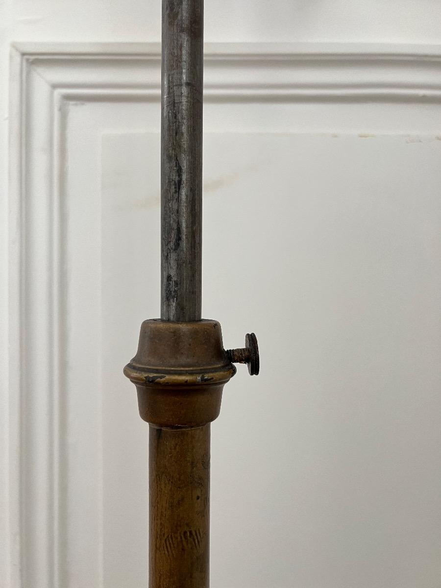Lutrin ajustable fonte bronze métal 1920