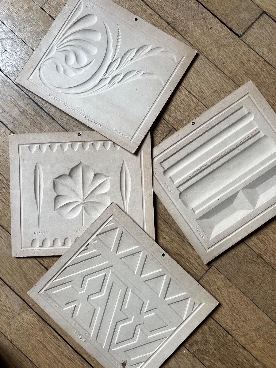 Suite de 4 ornementations à l’Antique