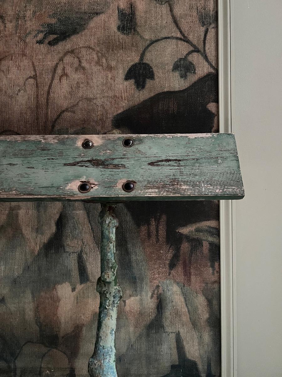 Banc de jardin XIXème fonte façon branchage