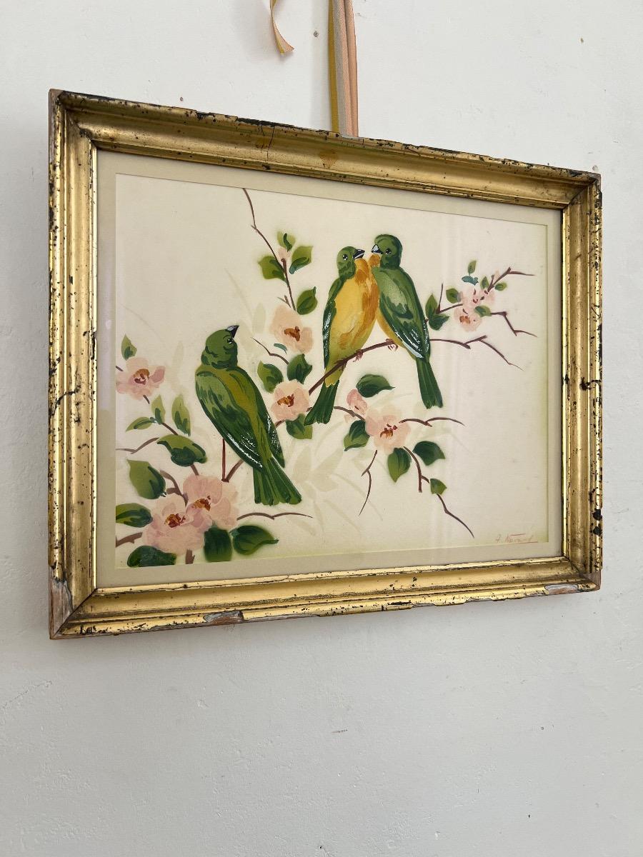 Gravure encadrée 1930