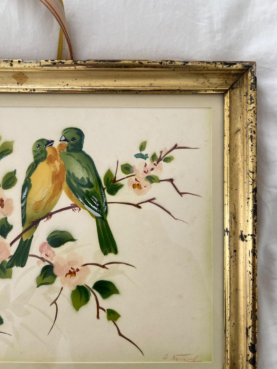 Gravure encadrée 1930