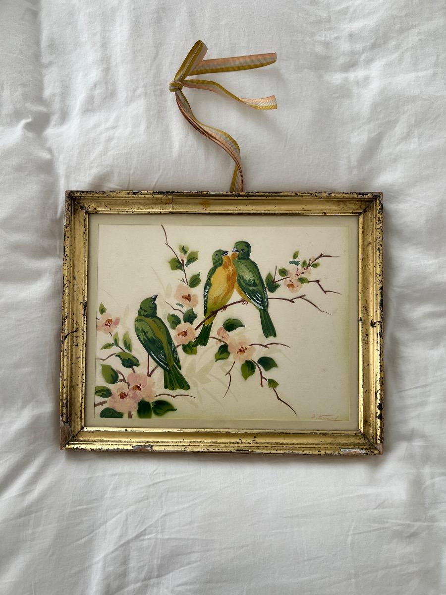 Gravure encadrée 1930