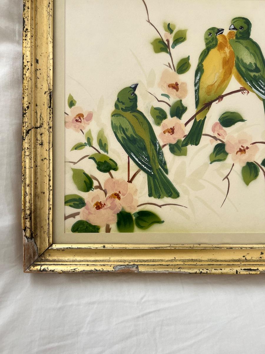 Gravure encadrée 1930