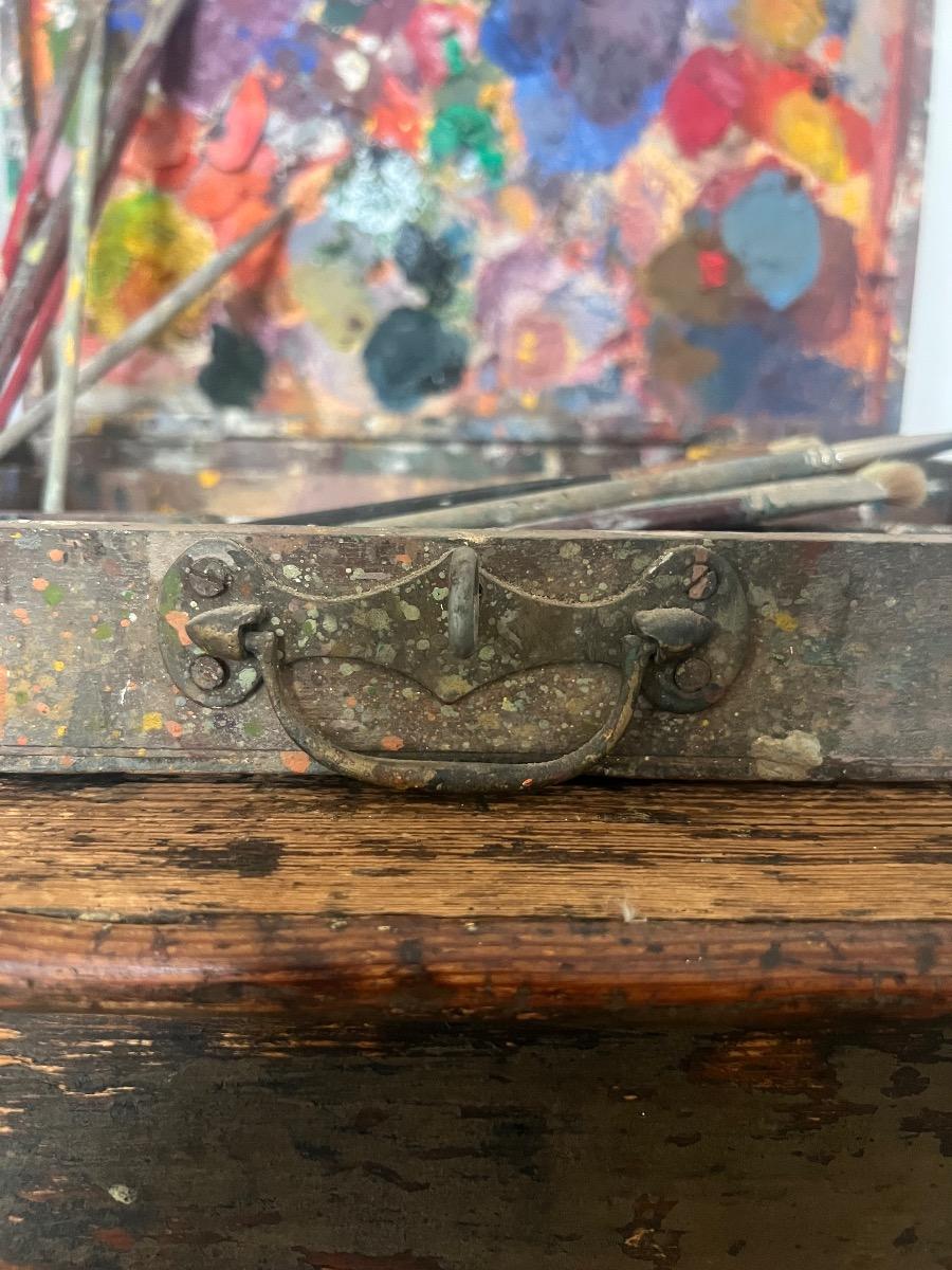 Boîte à couleurs peintre 1940