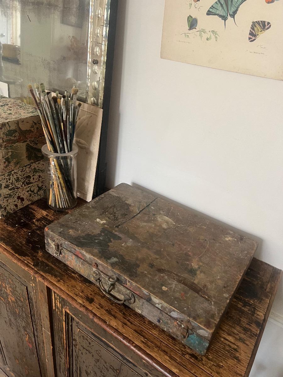 Boîte à couleurs peintre 1940