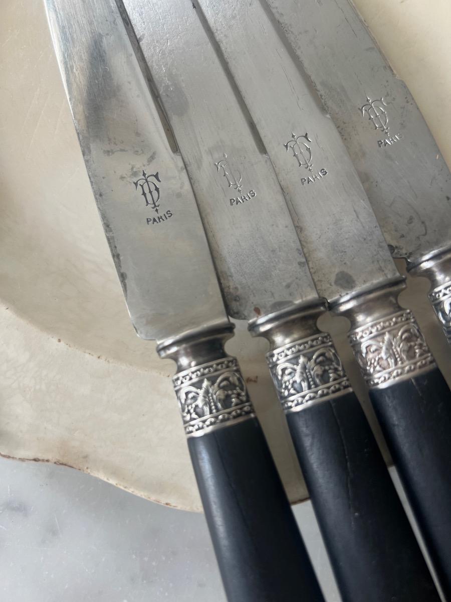 Service 12 couteaux XIXème