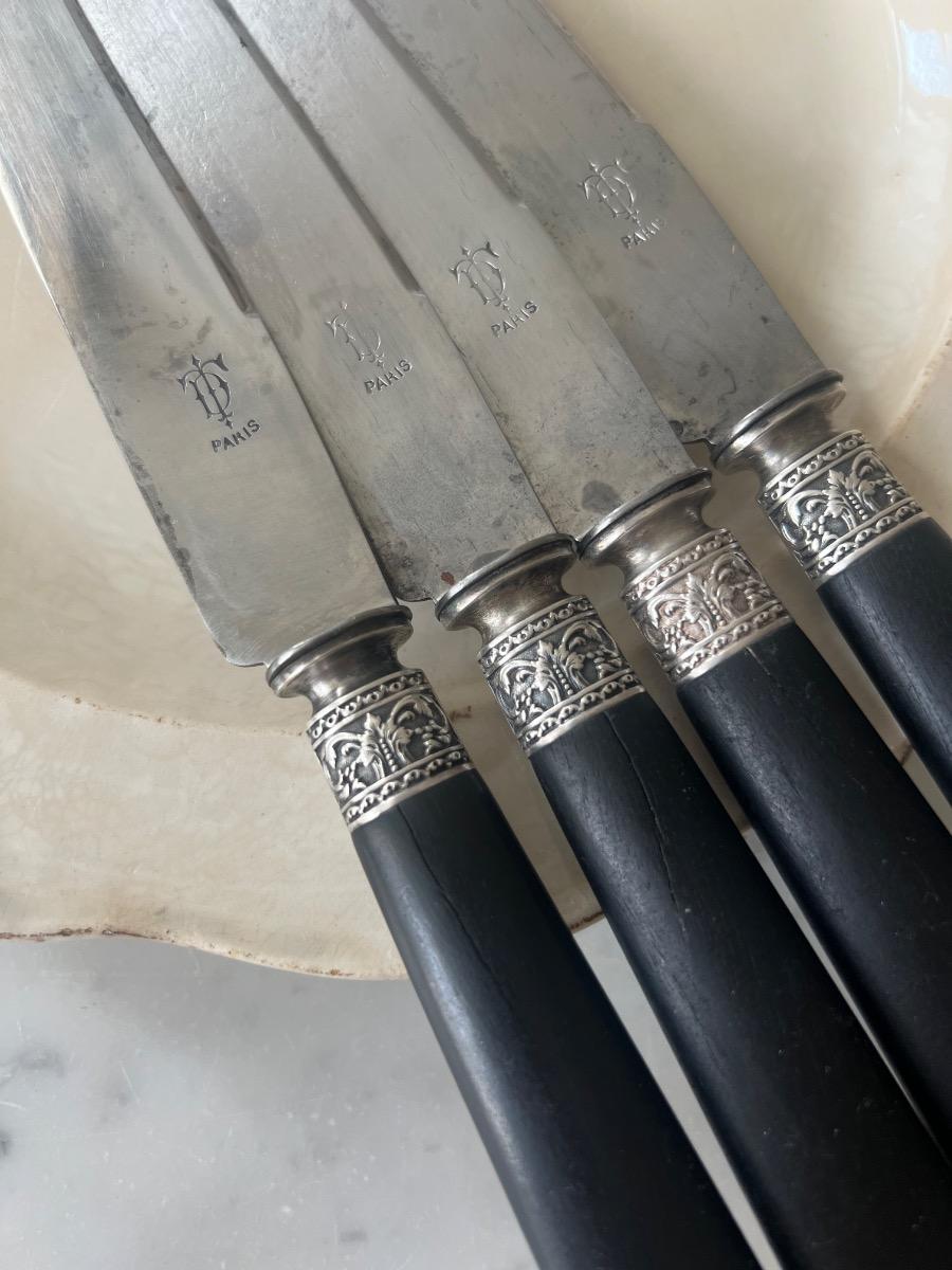 Service 12 couteaux XIXème