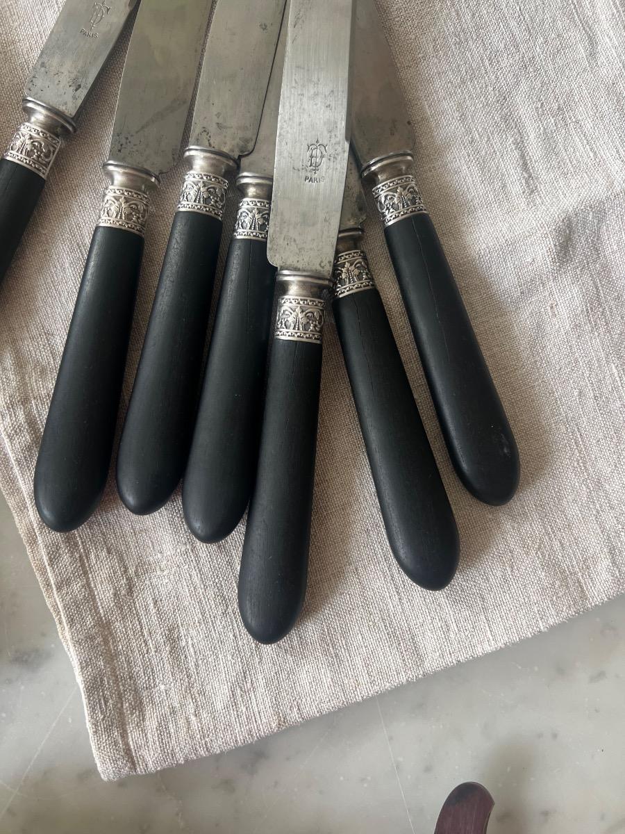 Service 12 couteaux XIXème