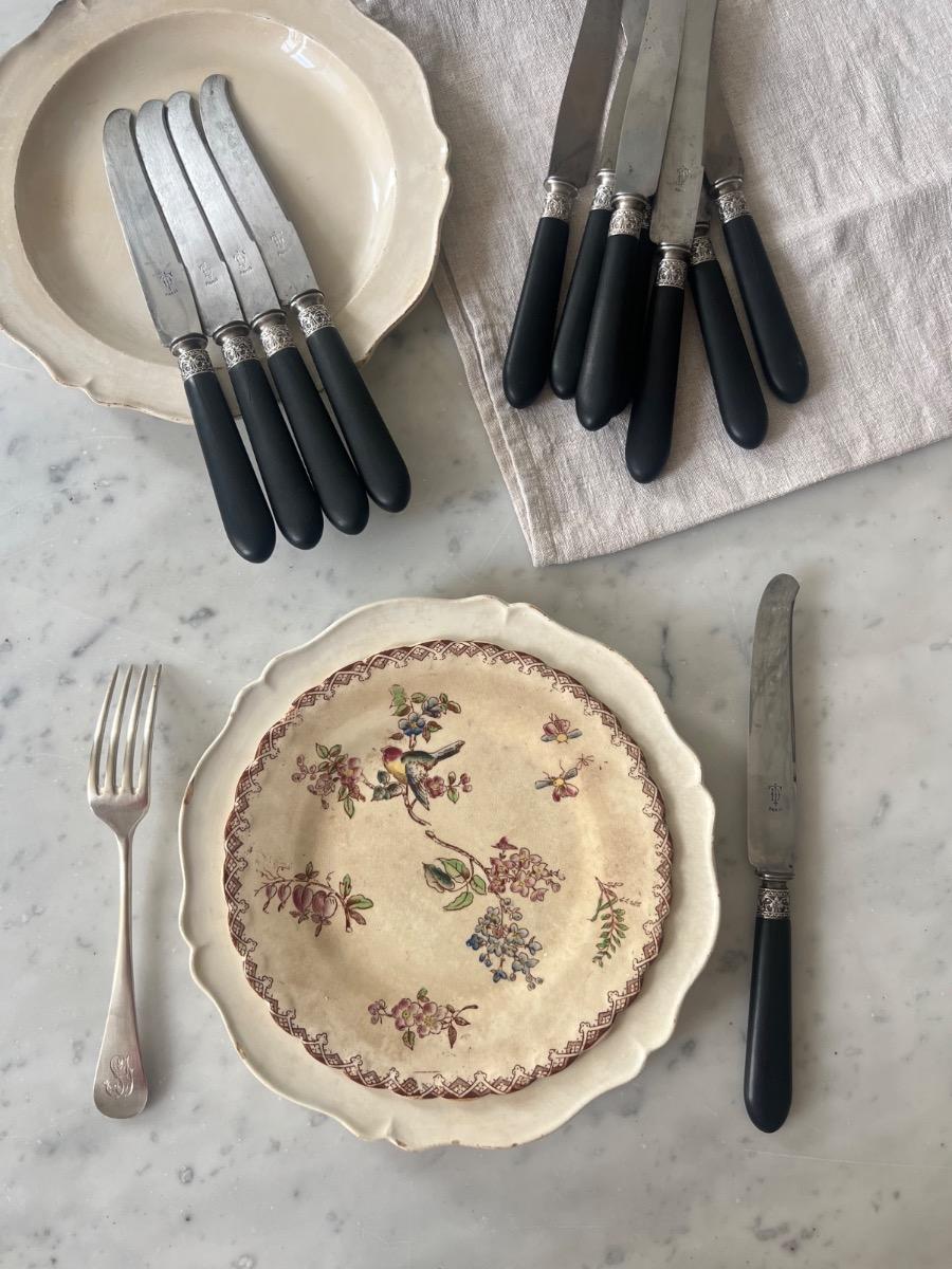 Service 12 couteaux XIXème