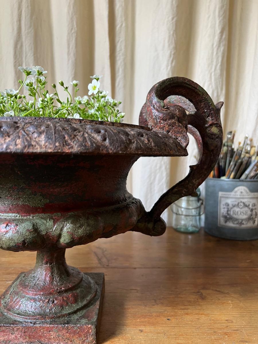 Vase de jardin Chambord fonte XIXème