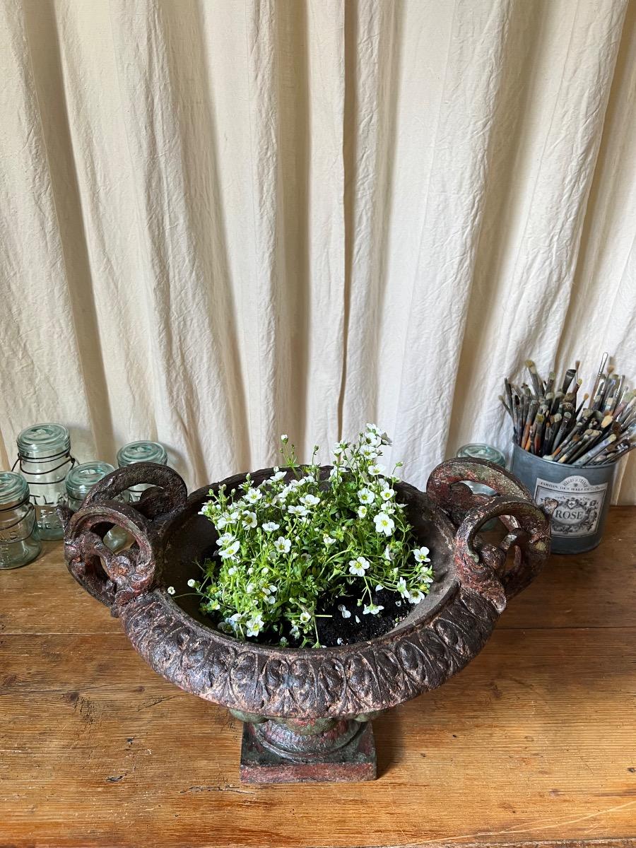 Vase de jardin Chambord fonte XIXème