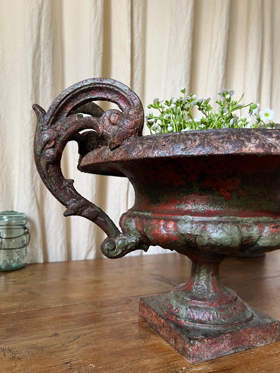 Vase de jardin Chambord fonte XIXème