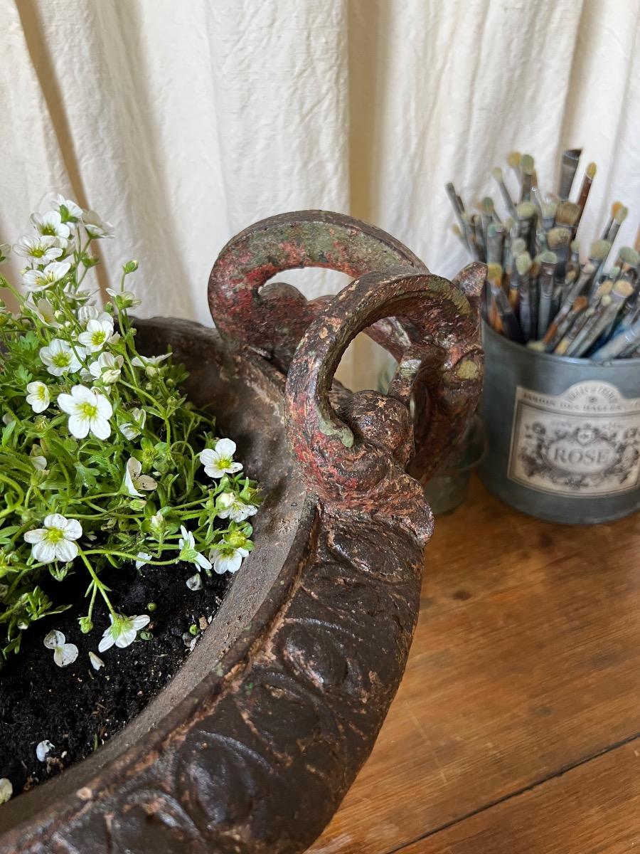 Vase de jardin Chambord fonte XIXème