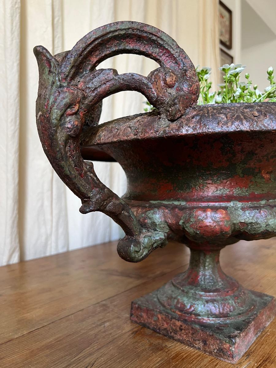 Vase de jardin Chambord fonte XIXème