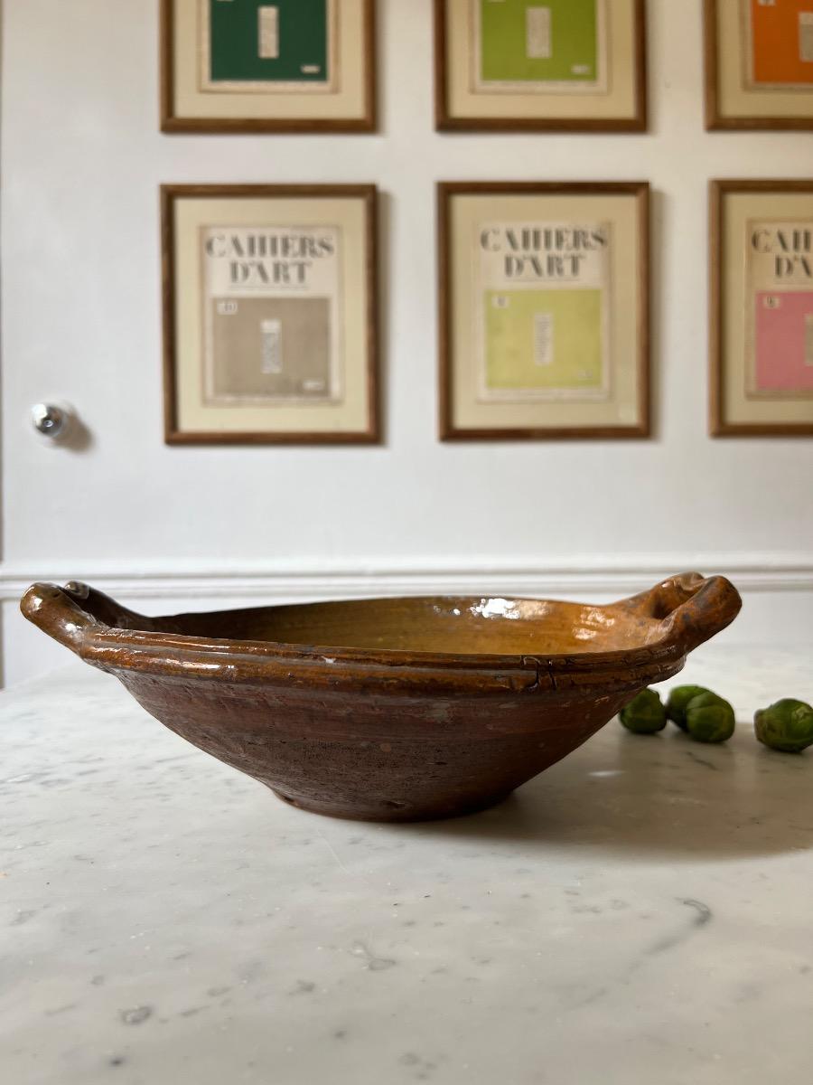 Égouttoir terre vernissée 1900