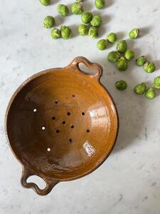 Égouttoir terre vernissée 1900