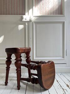 Paire de tabourets XIXème chêne 