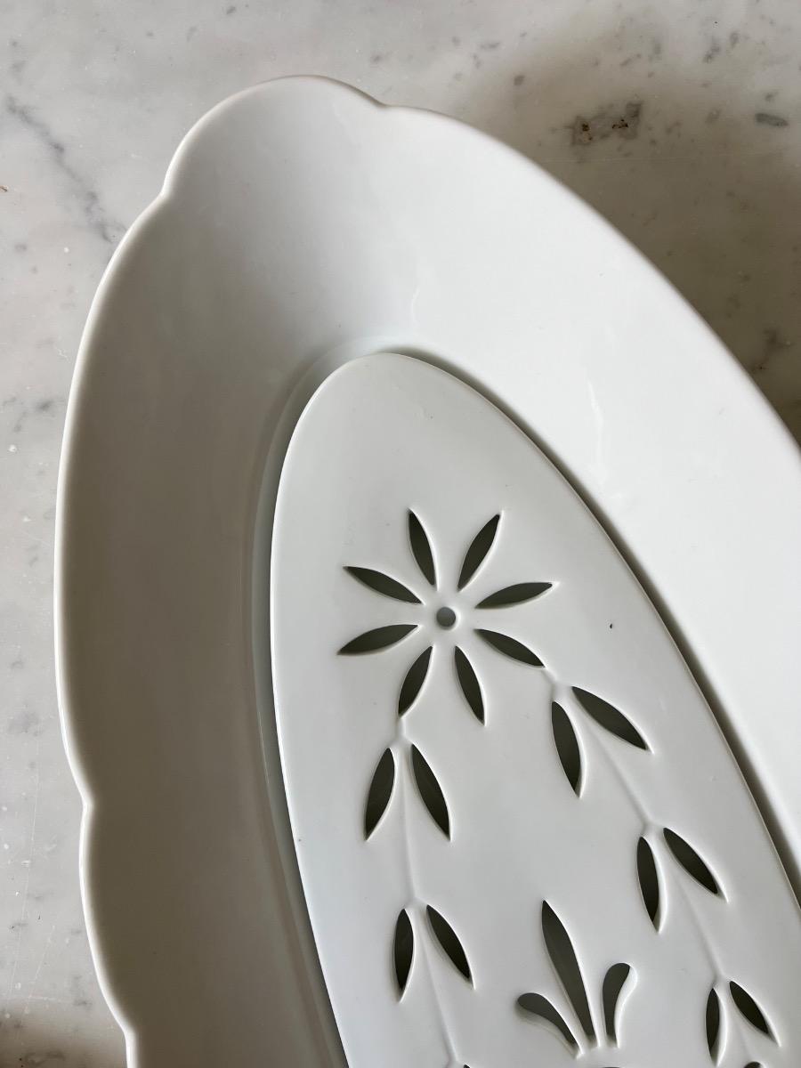 Grand plat à poisson XIXème