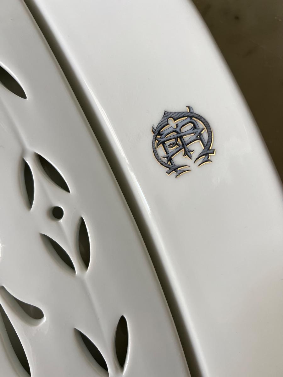 Grand plat à poisson XIXème