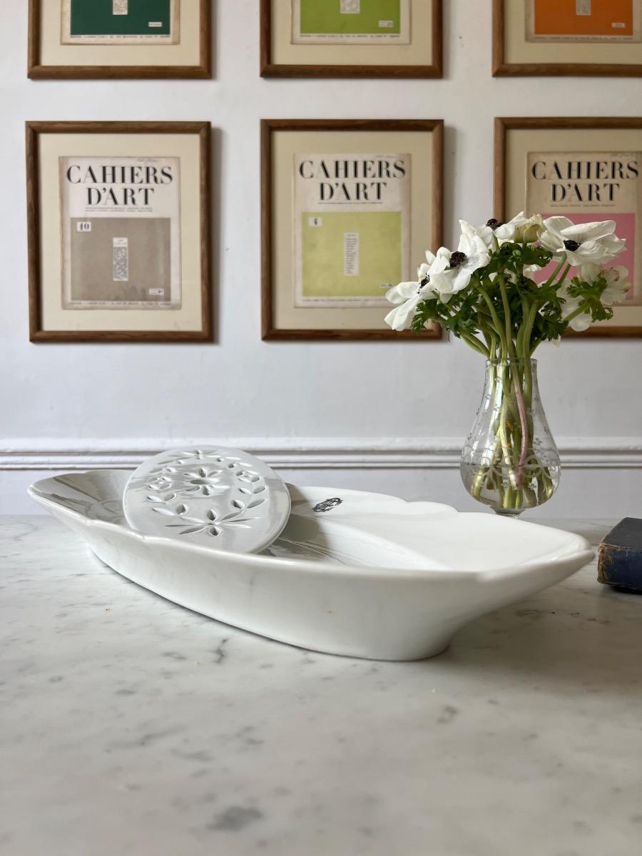 Grand plat à poisson XIXème