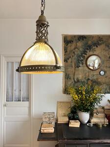 Suspension bronze et Holophane 1920